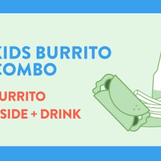 Kids Burrito + Fries + Drink