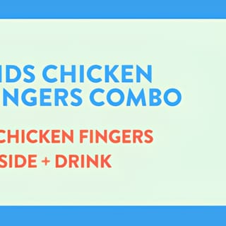 Kids Chicken Fingers + Side + Drink