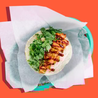 Korean BBQ Chicken Taco