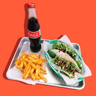2 Tacos + Sesame Fries + Drink