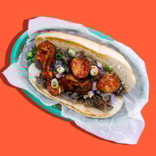 Korean BBQ Chicken Cheesesteak