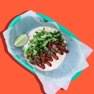 Asian Rib-Eye Beef Taco