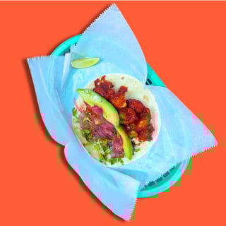 Korean Fried Cauliflower Taco